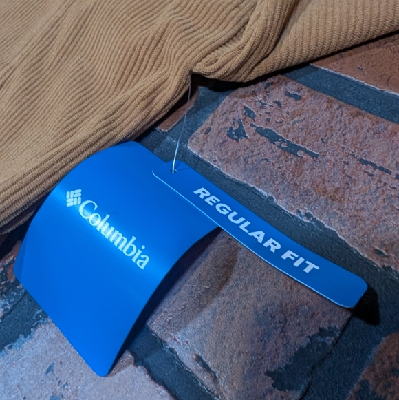 Columbia Women's M Blue Point Creek Corduroy Shirt Jacket - Carhartt Duck Brown - Picture 7 of 12